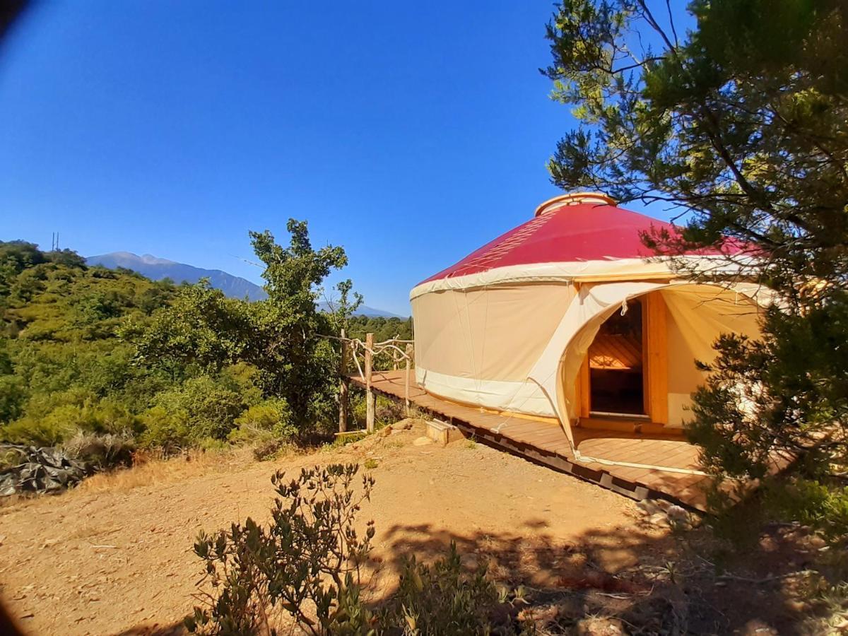 Yourte Contemporaine Avec Magnifique Vue Sur Les Montagnes Rigarda Exterior foto
